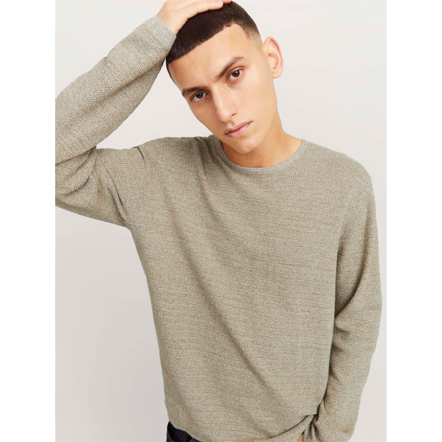 Jack and Jones Mens Crew Knit
