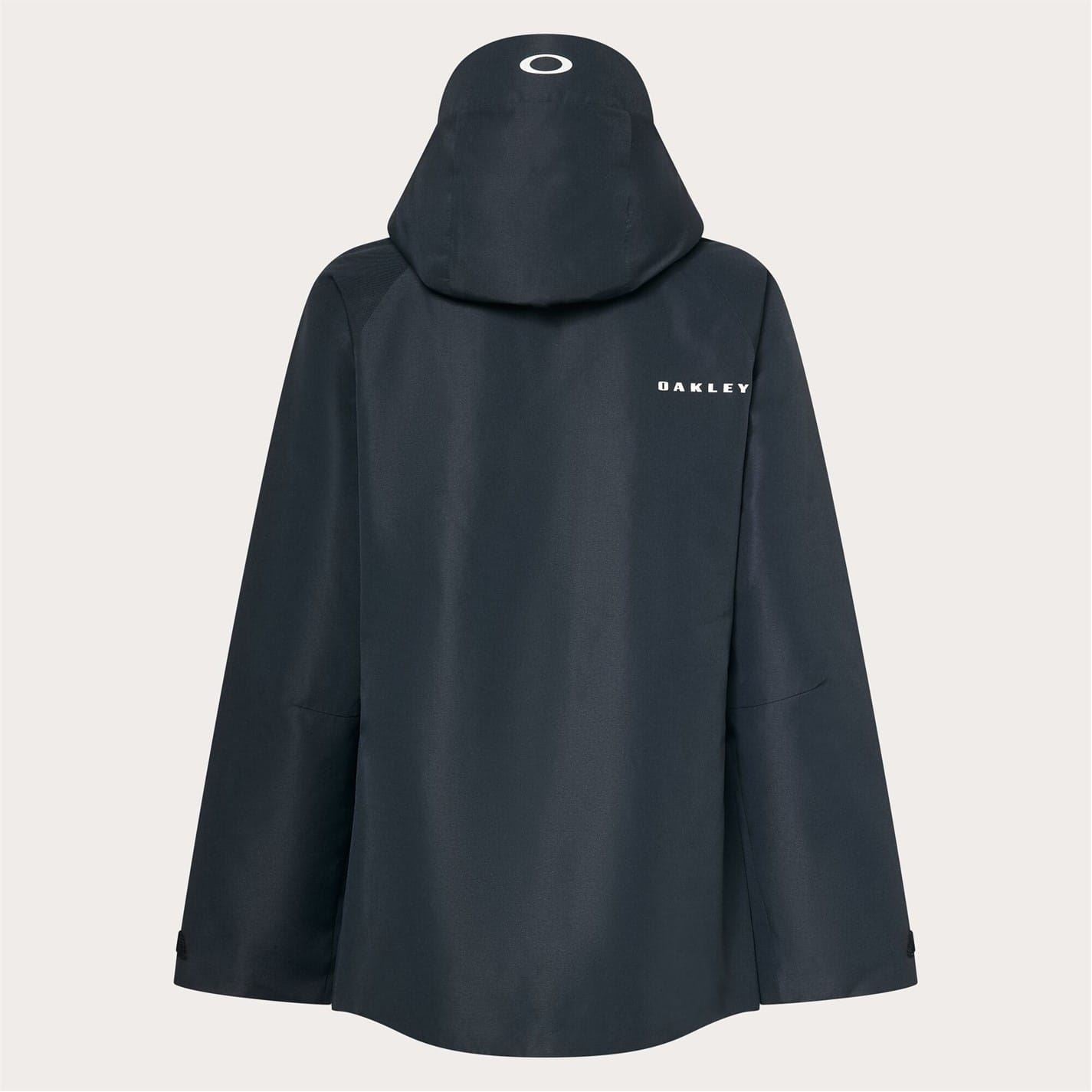 Oakley Womens Solid Patterned Hooded Neck Fitted Cuff Ski Jacket