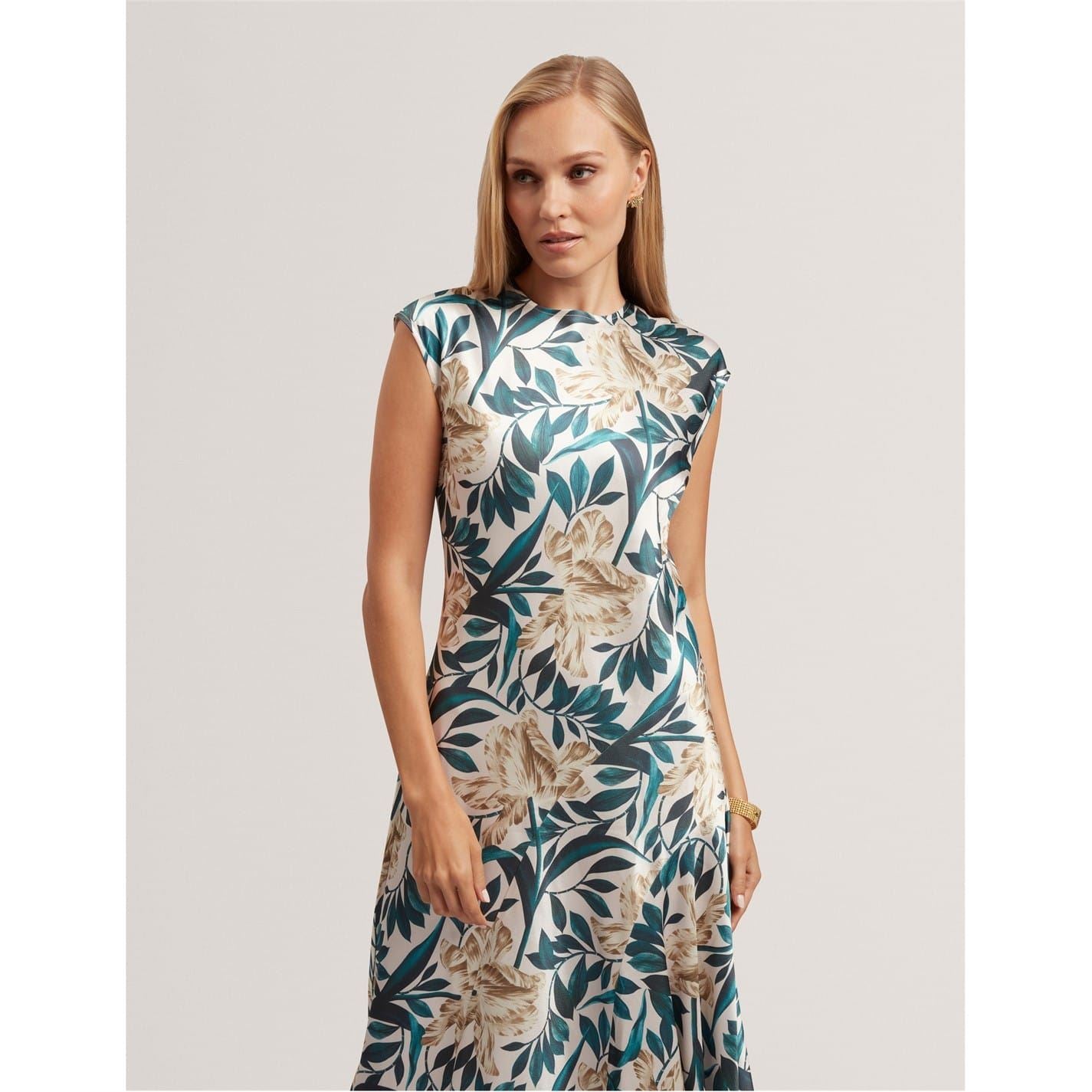 Ted Baker Print Sless Dres