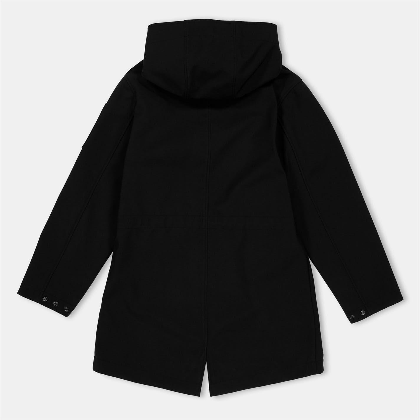 C.P. Company Hooded Solid Patterned Parka Coat