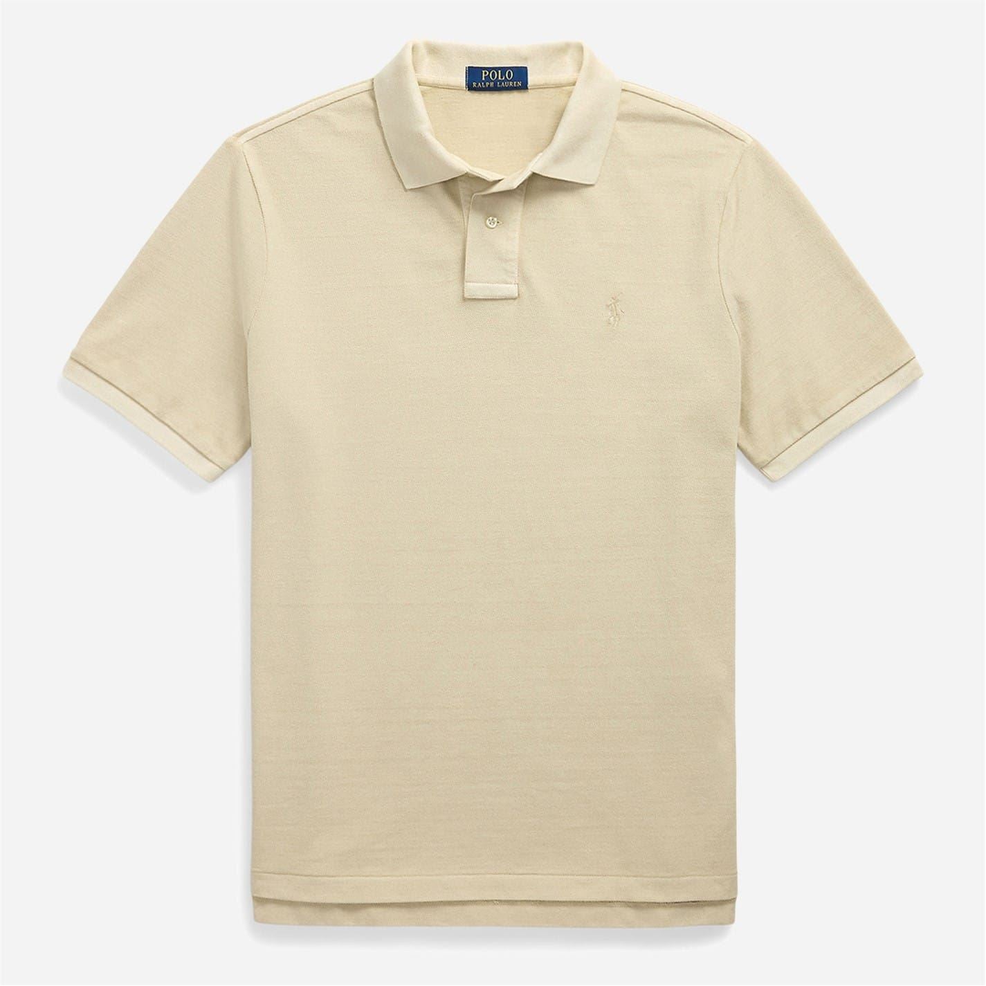 Ralph Lauren Embroidered Collared Short Sleeve Slim Polo Shirt