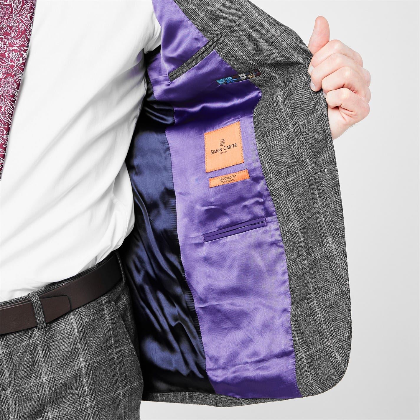 Simon Carter Mens Carter 2 Piece Suit