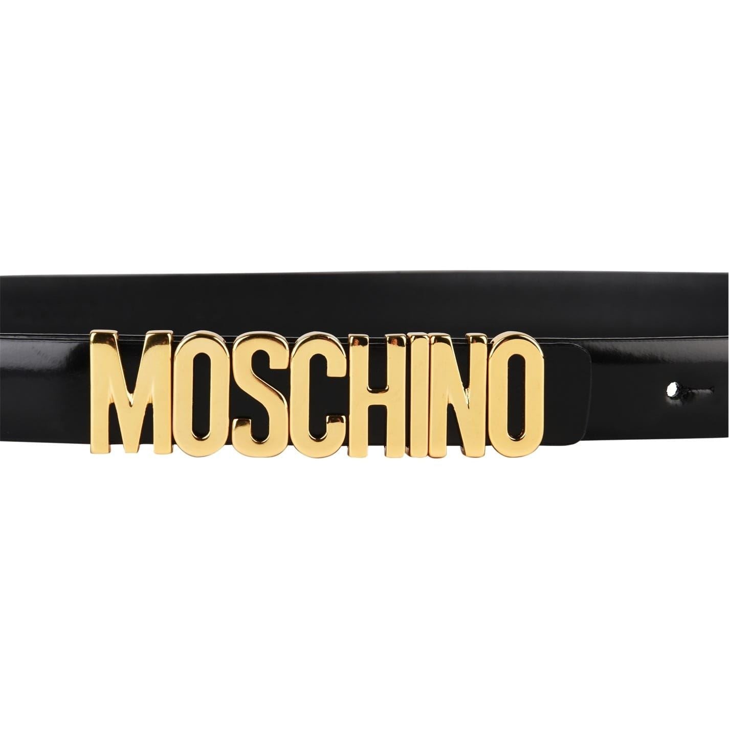 Moschino Small Logo Belt