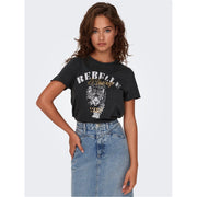 Only Lucy Regular Fit Crew Neck T-Shirt