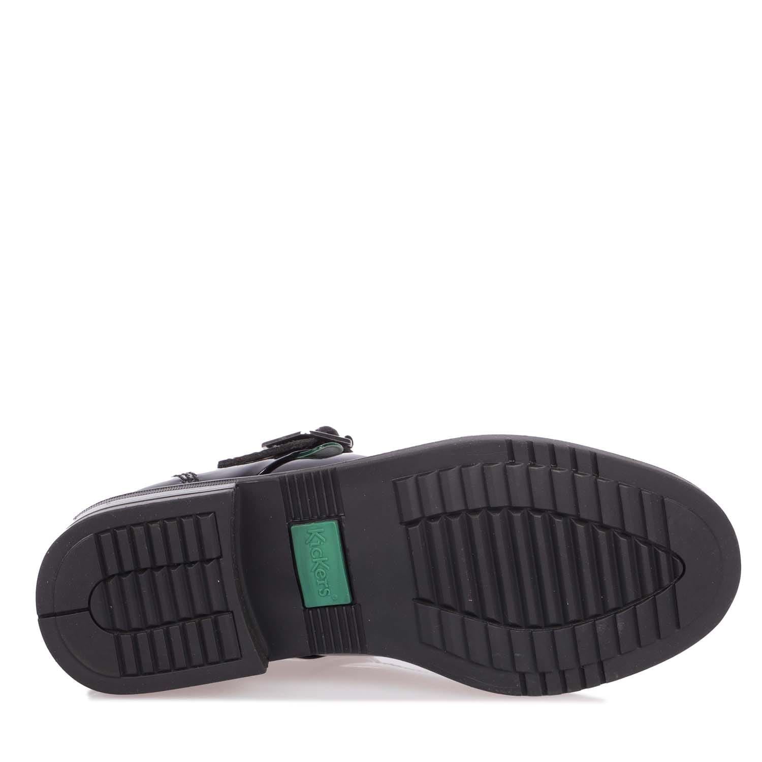 Kickers Childrens Lach T Bar Patent Shoe