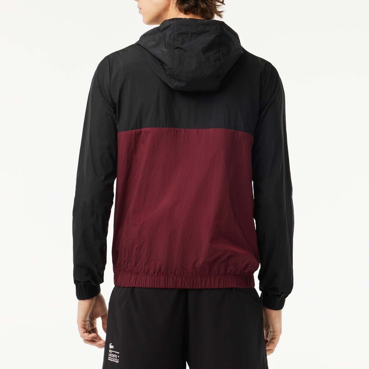 Lacoste Sport Water Resistant Packaway Zipped Jacket