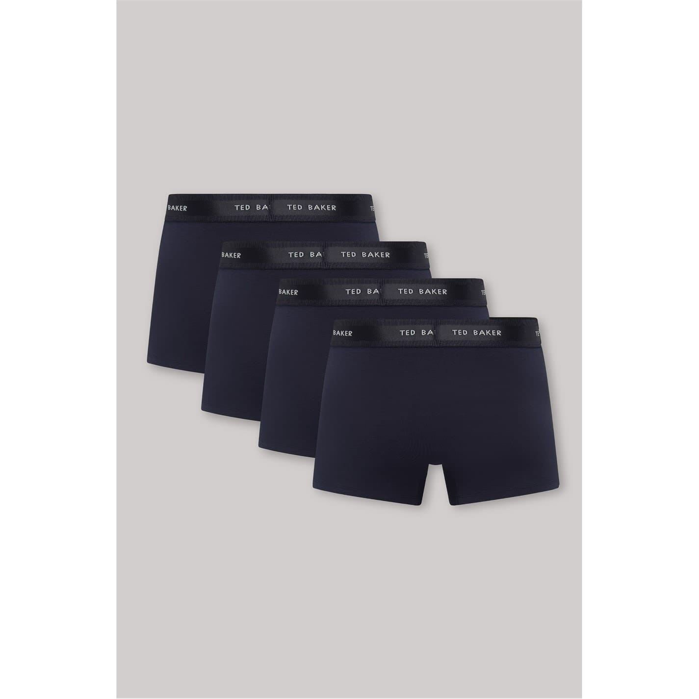 Ted Baker 4 Pack Plain Design Trunk