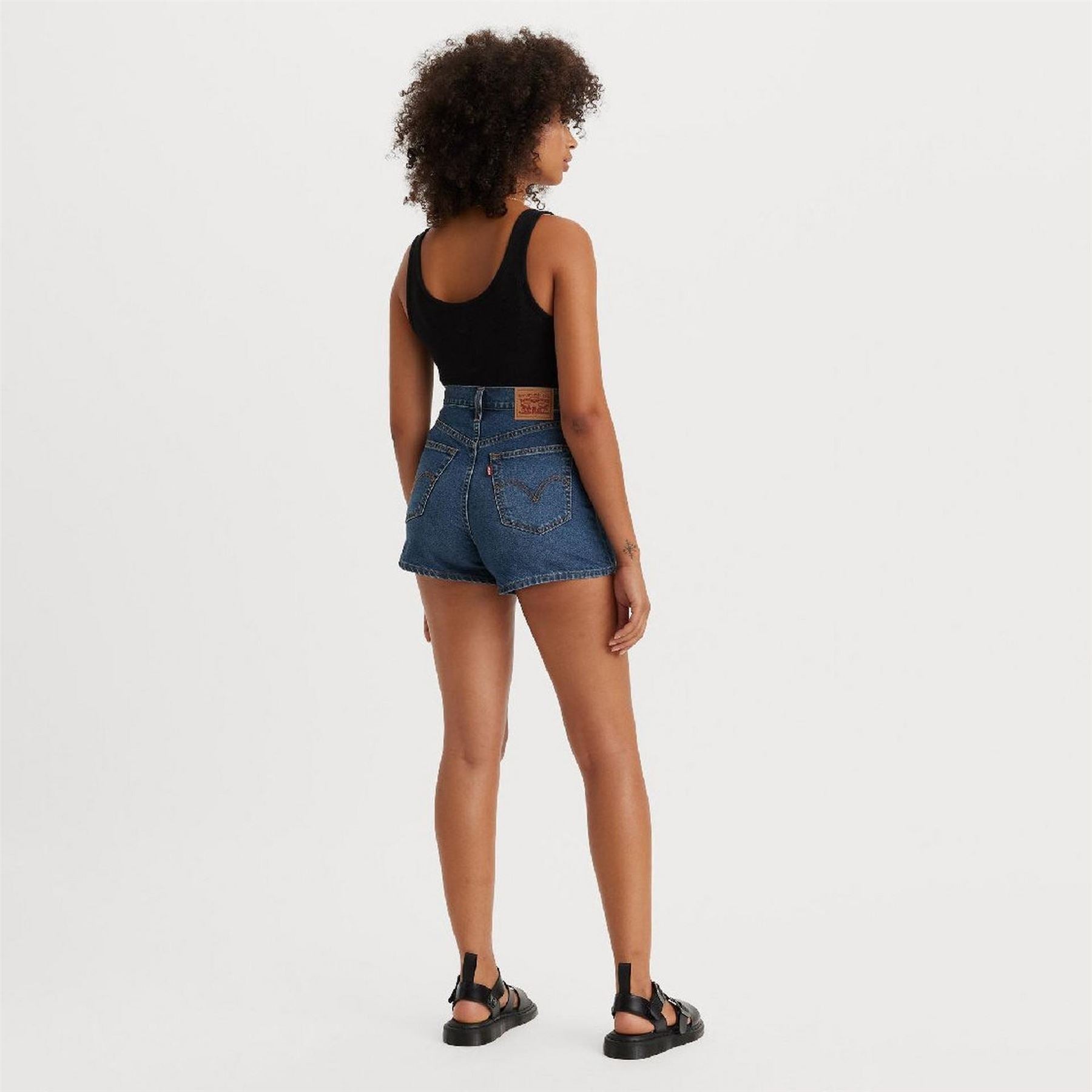 Levis Hw Mom Shorts
