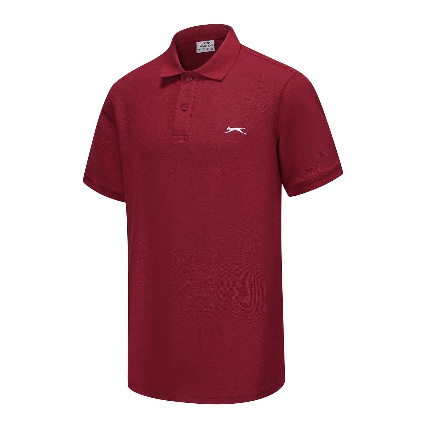 Slazenger Mens Plain Polo Shirt