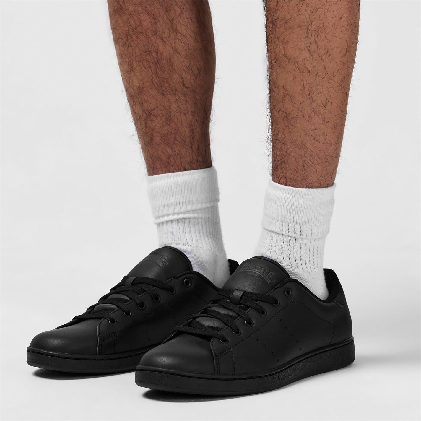 Lonsdale Mens Leyton Leather Trainers