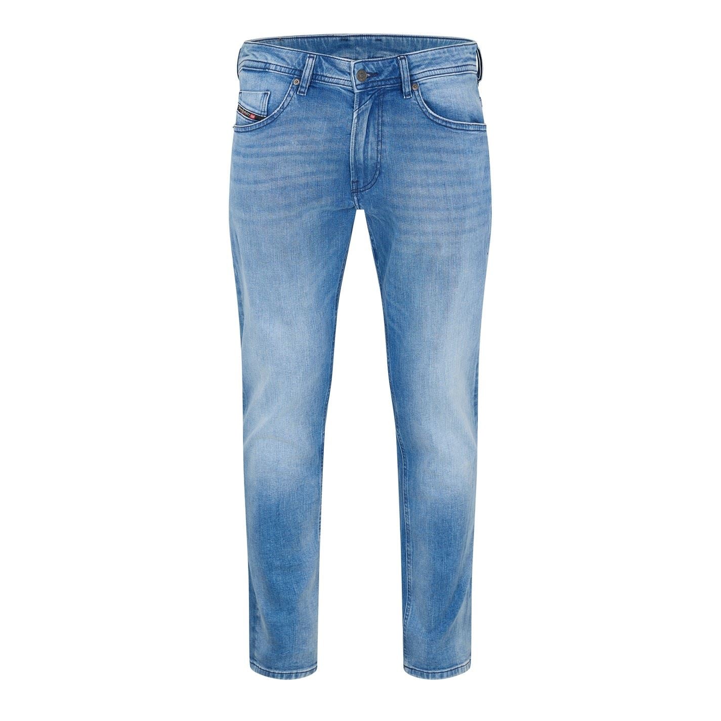 Diesel Five Pocket Straight Leg Jeans