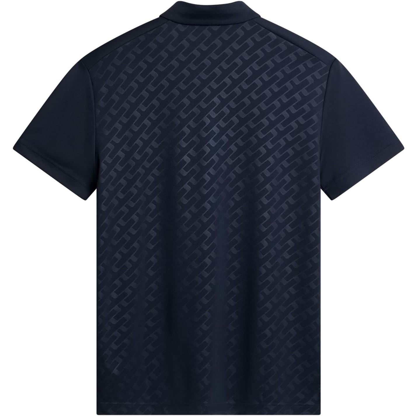 J Lindeberg Golf Collared Neck Short Sleeve Polo Shirt