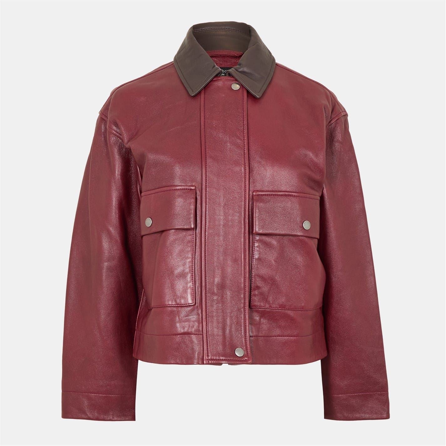 Rag and Bone Womens Nonie Leather Jacket