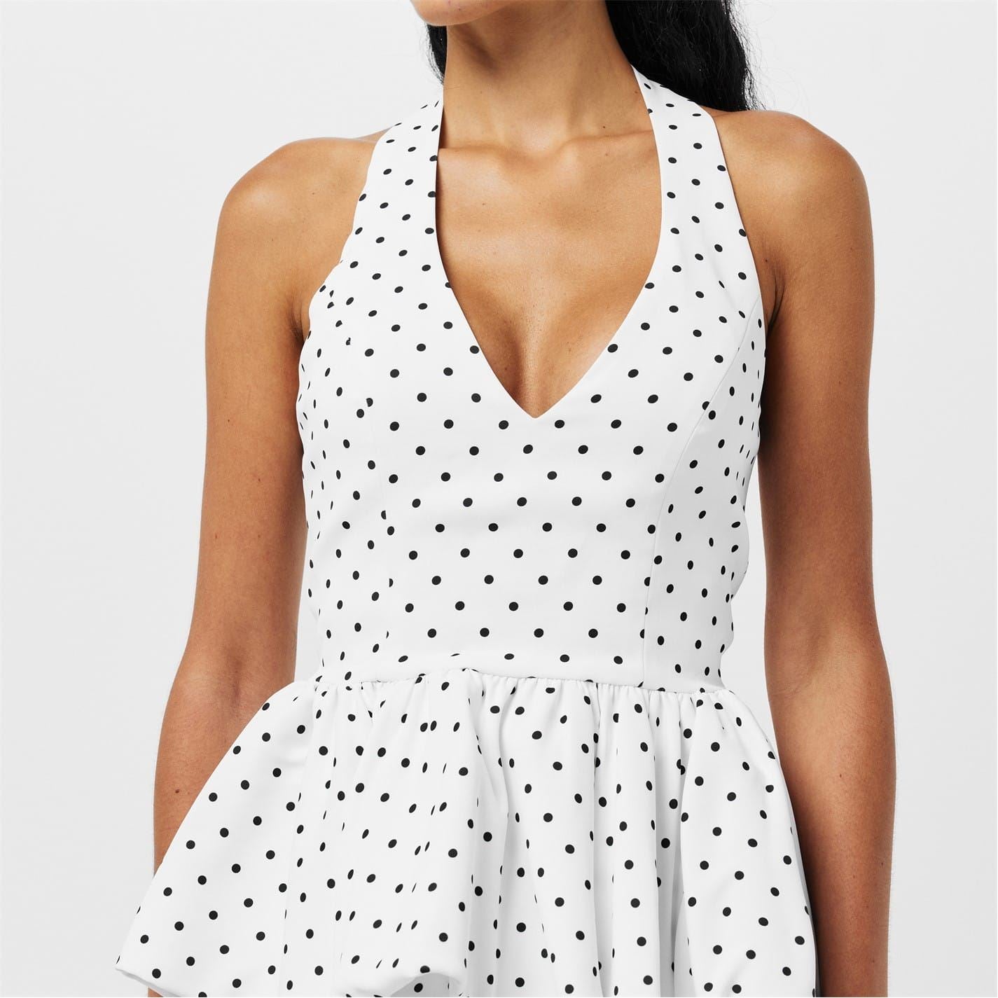Odd Muse The Ultimate Muse Polka Dot Peplum Top