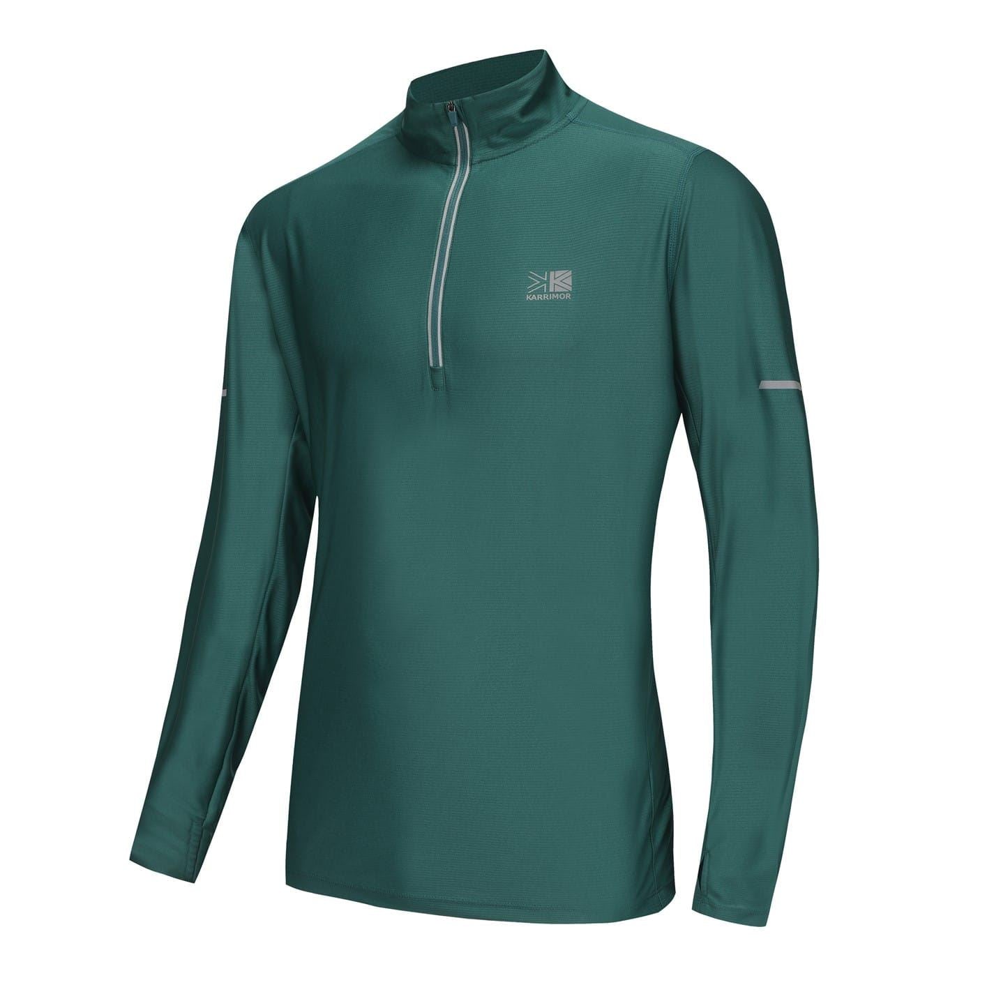 Karrimor Mens Long Sleeve Quarter Zip Top