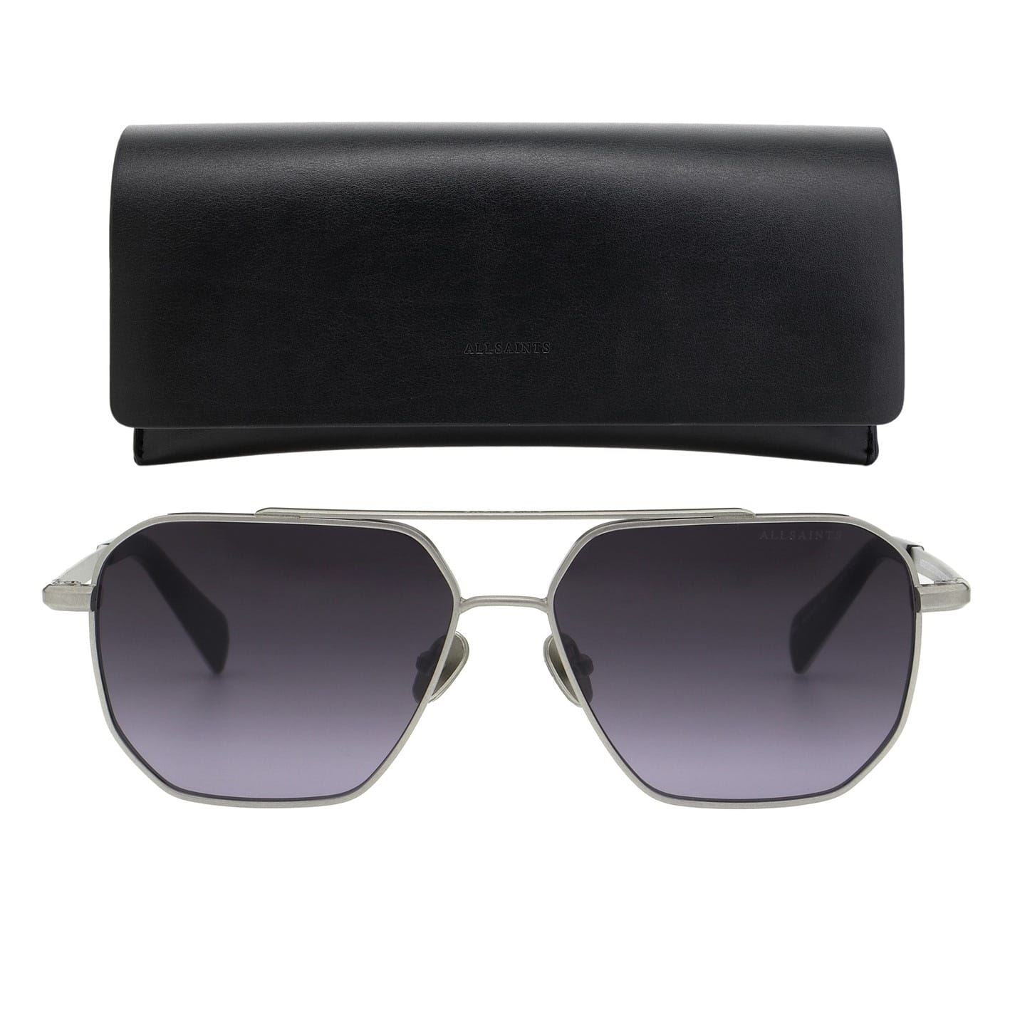 AllSaints Dune Aviator Double Bridge Sunglasses