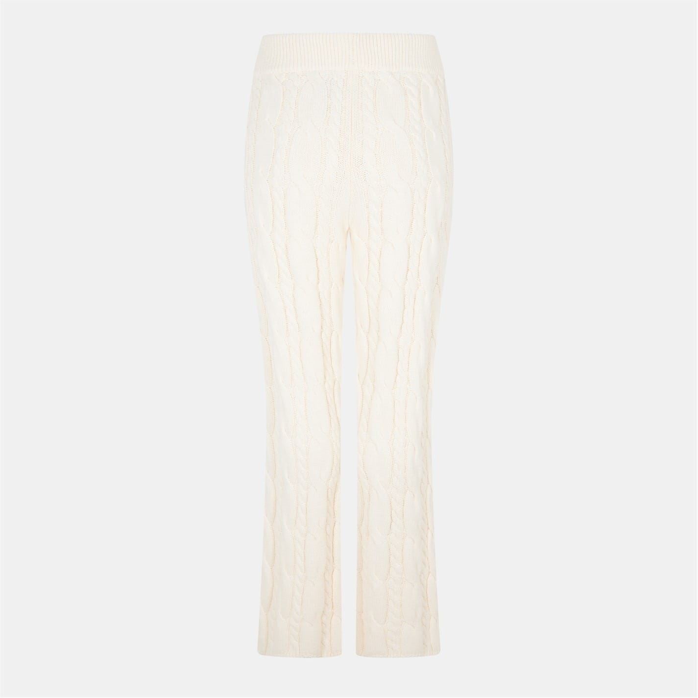 4th and Reckless 4th And Jordan Cable Knit Patterned Trousers