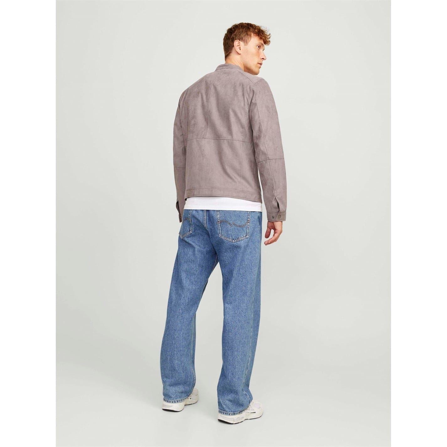 Jack and Jones Mens Biker Jacket