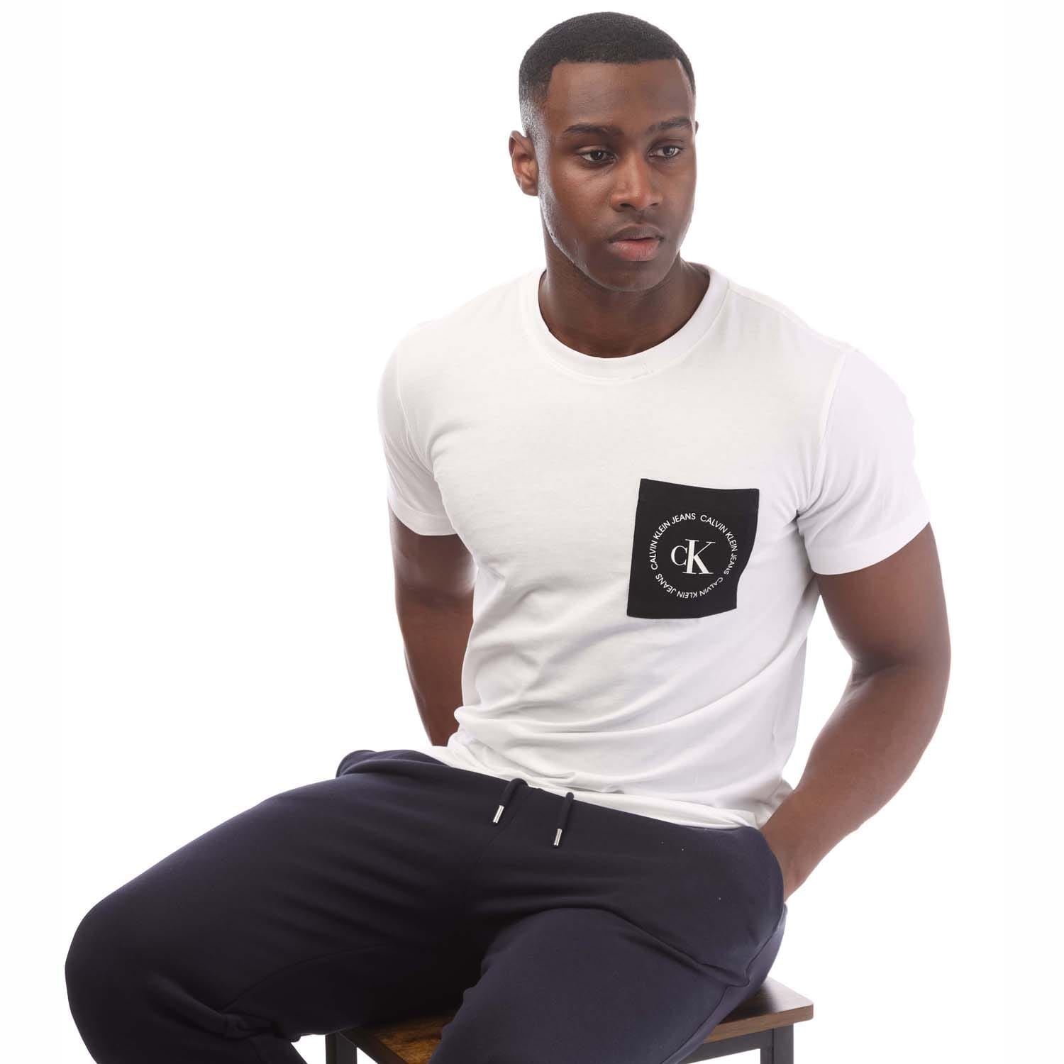 Calvin Klein Round Logo Pocket T-Shirt