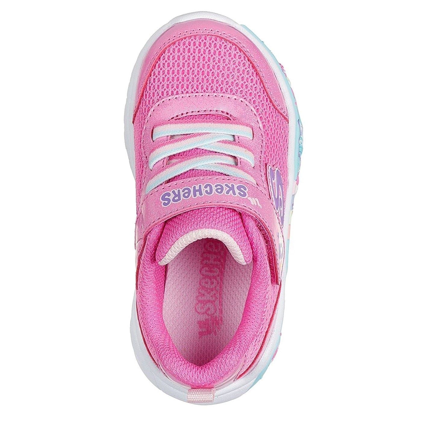 Skechers Girls Graphic Print Low Top Sneakers