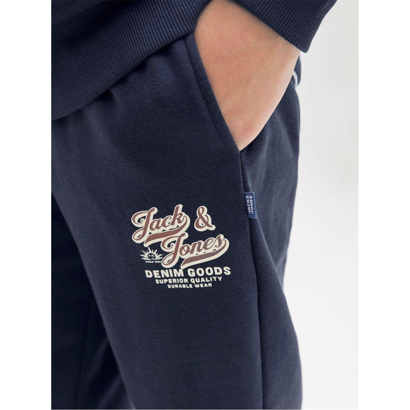 Jack and Jones Logo Joggers Junior Boys
