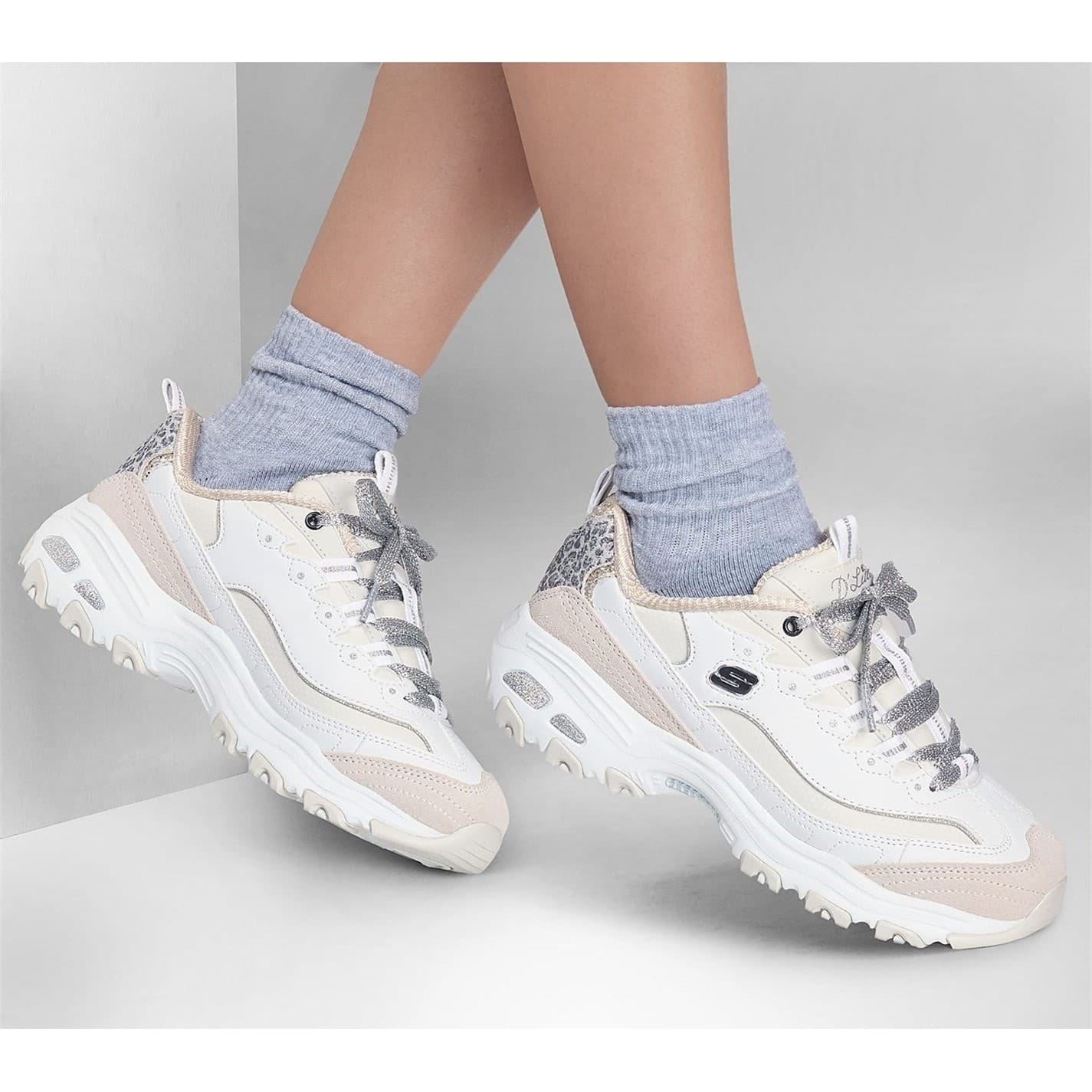 Skechers D'Lites Lace Up Chunky Trainers