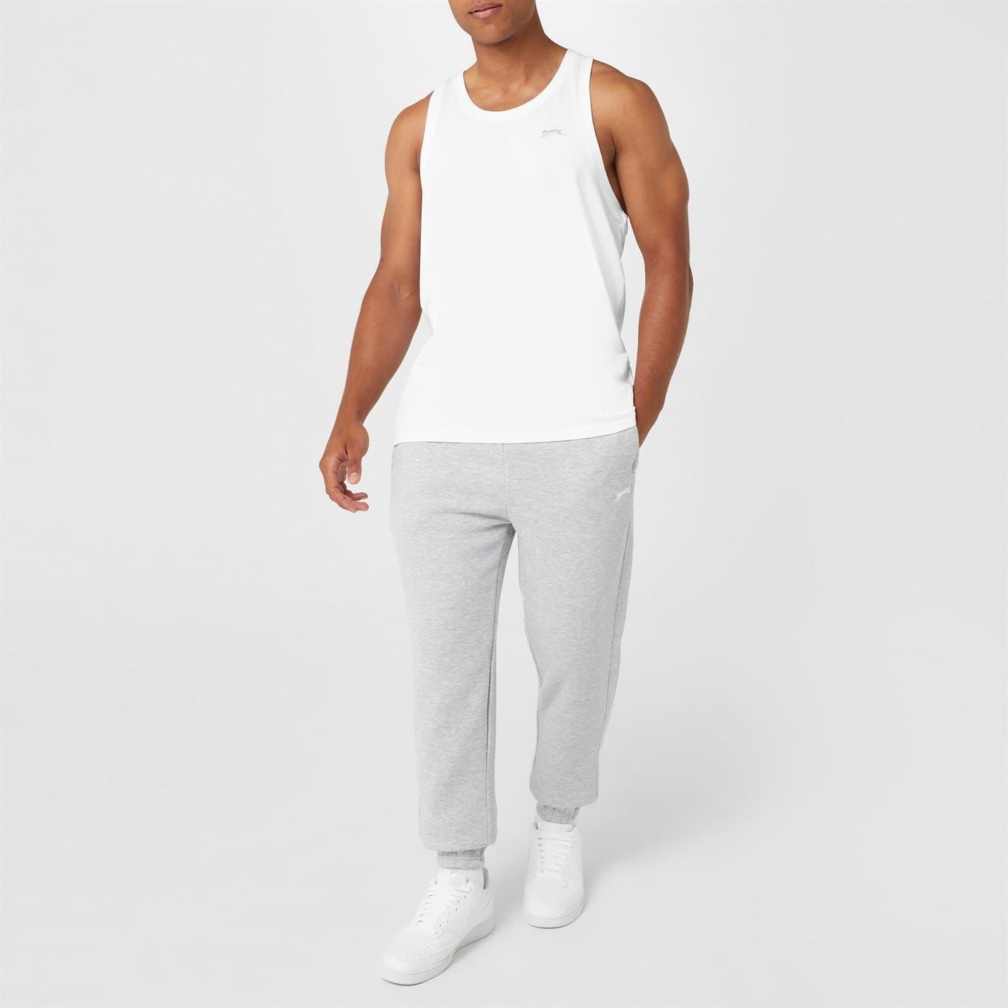 Slazenger Mens Cuffed Fleece Jogging Pants