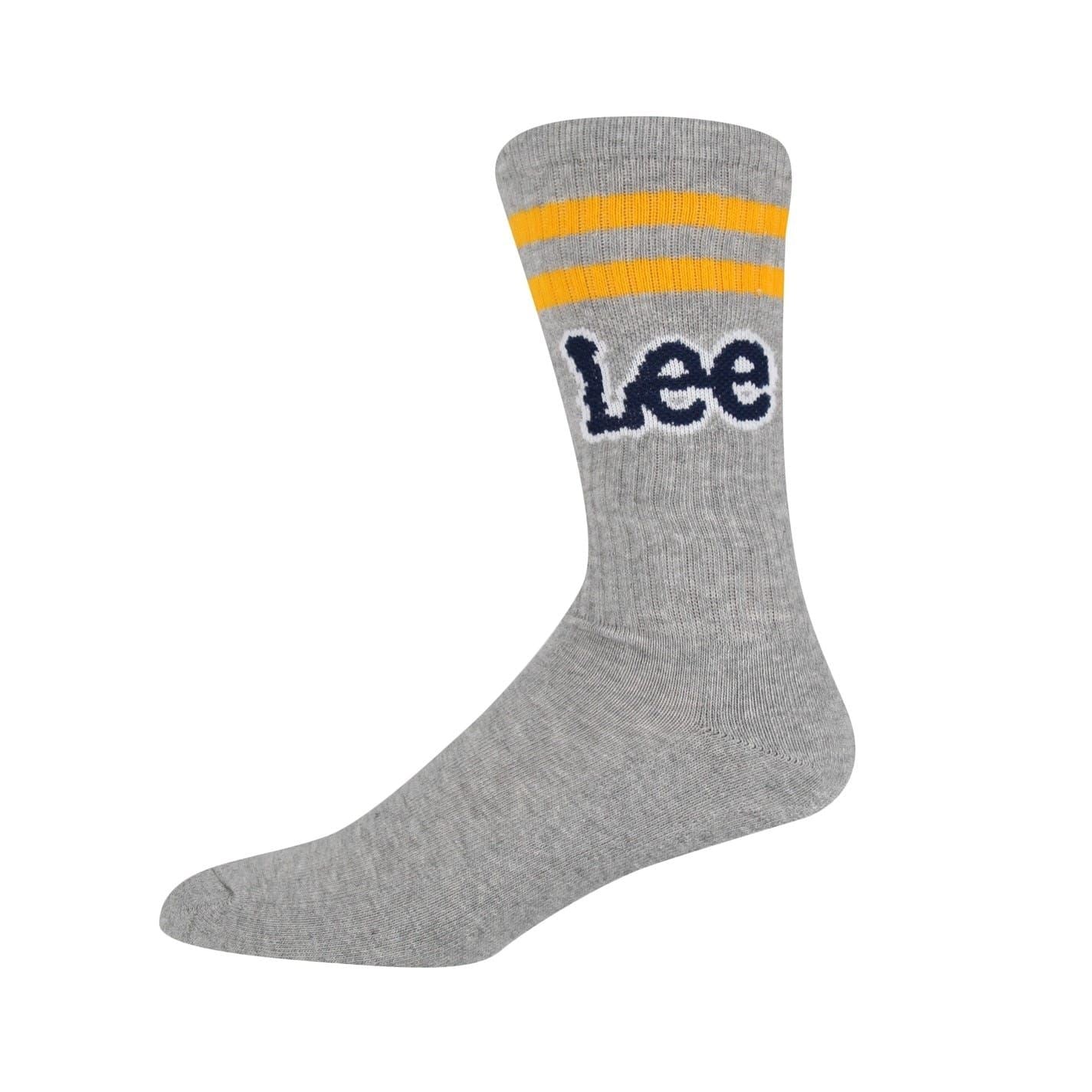 Lee 3 Pack Erskin Lettering Crew Socks