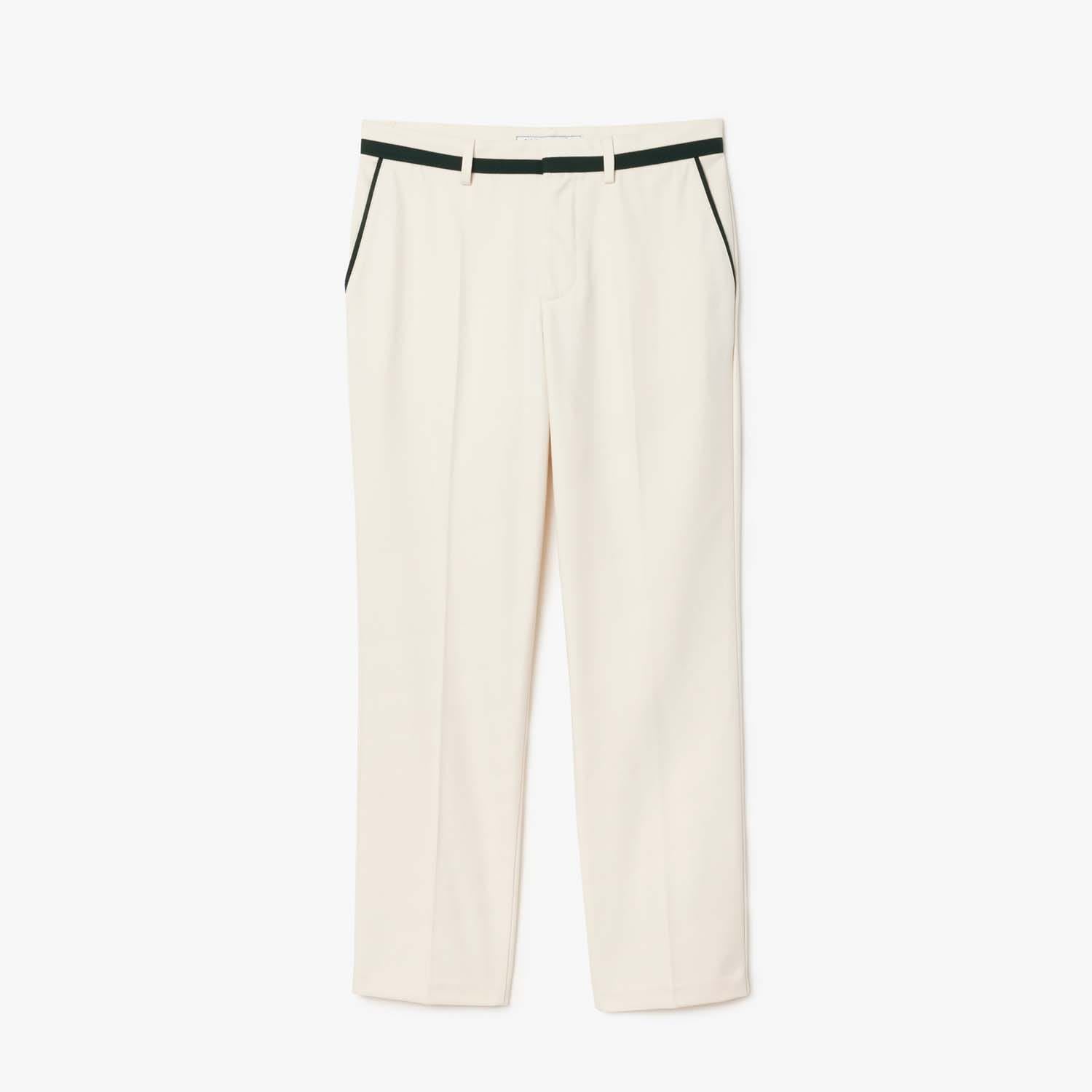 Lacoste Straight-Fit Badge Detail Suit Pants