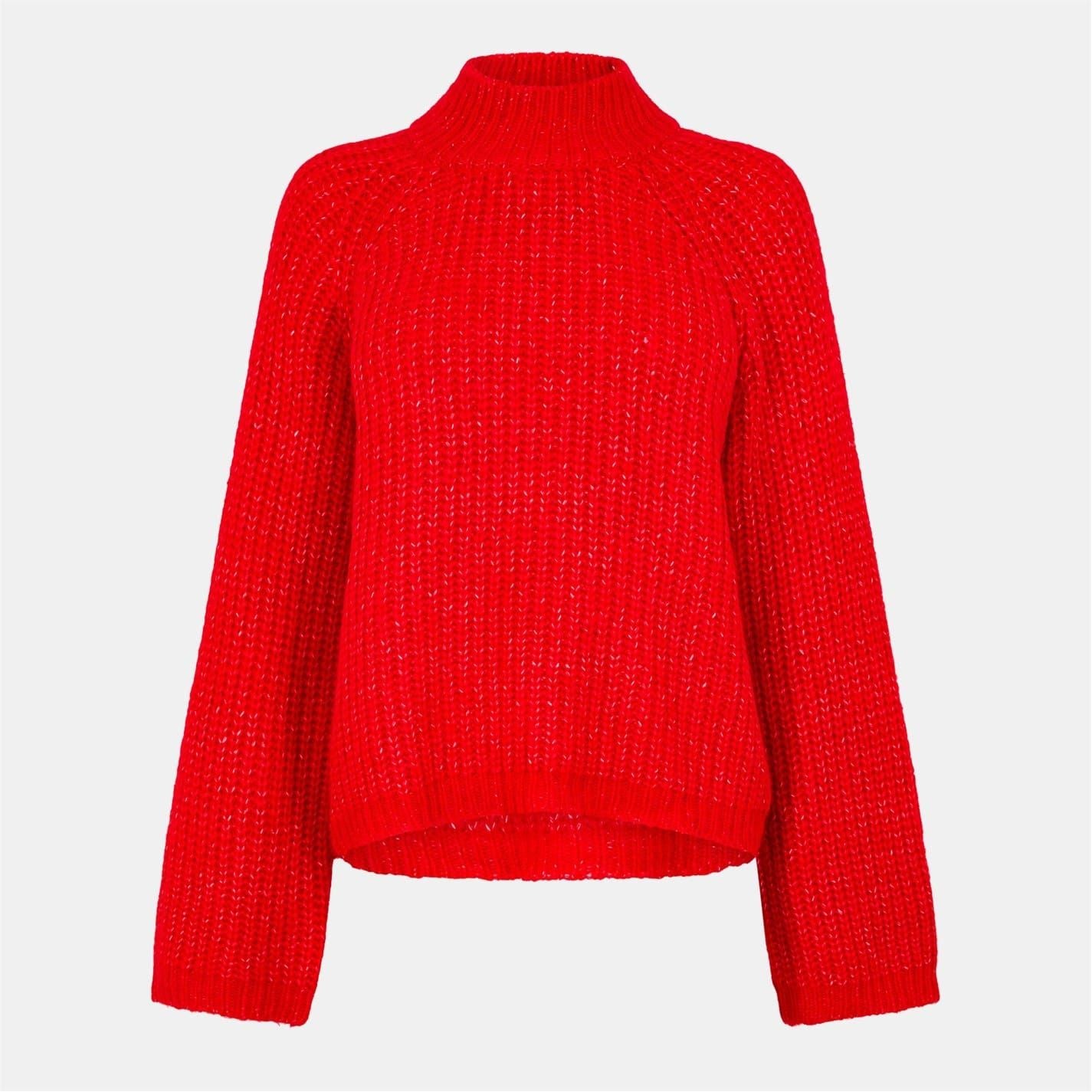 Pieces Relaxed Fit Hooded Long Sleeve Sweatshirt