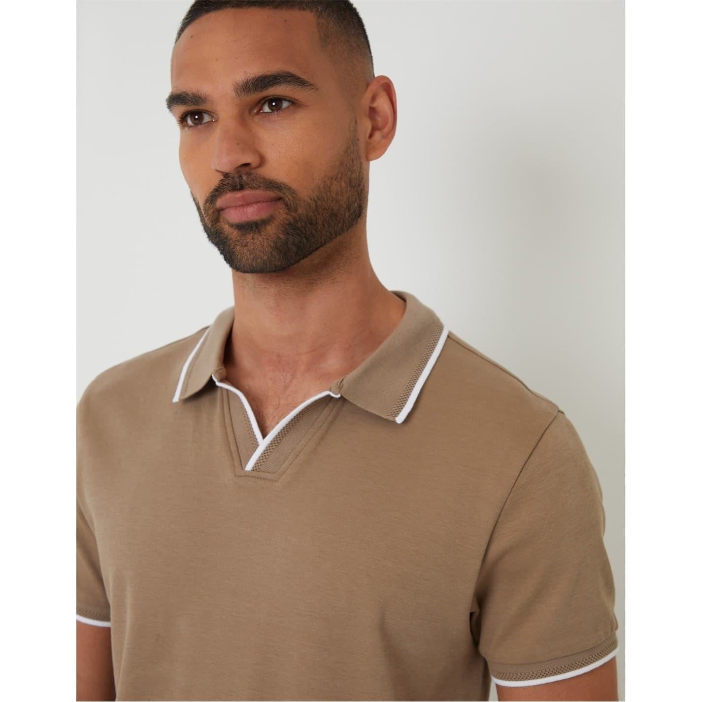 Threadbare Polo Marriage Regular Fit Short Sleeve Shirt