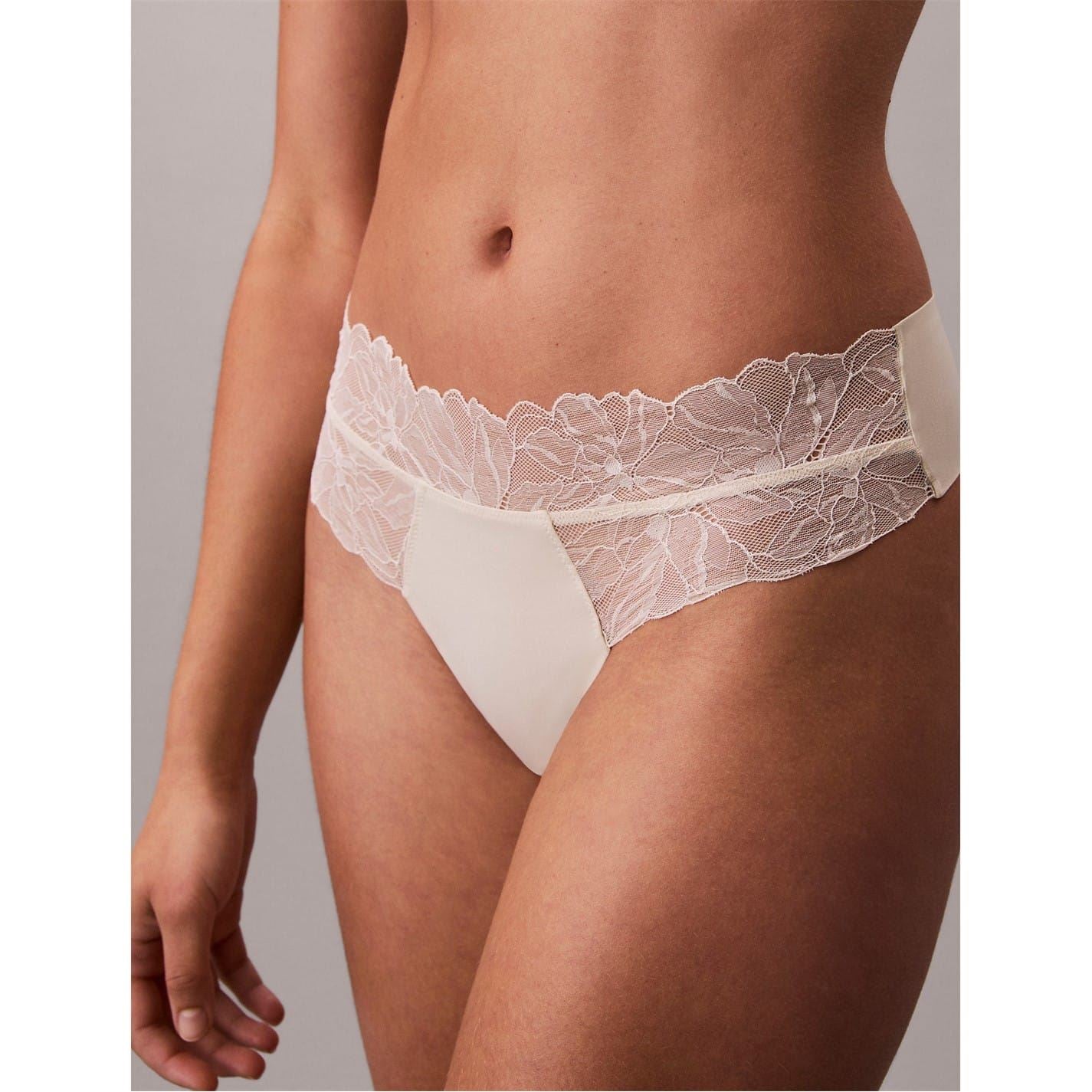 Calvin Klein Floral Patterned High Leg Thong