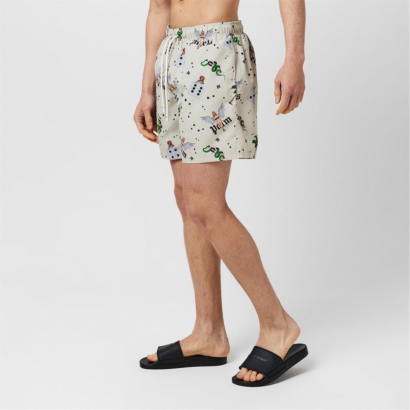 Palm Angels Pin Up Swim Shorts