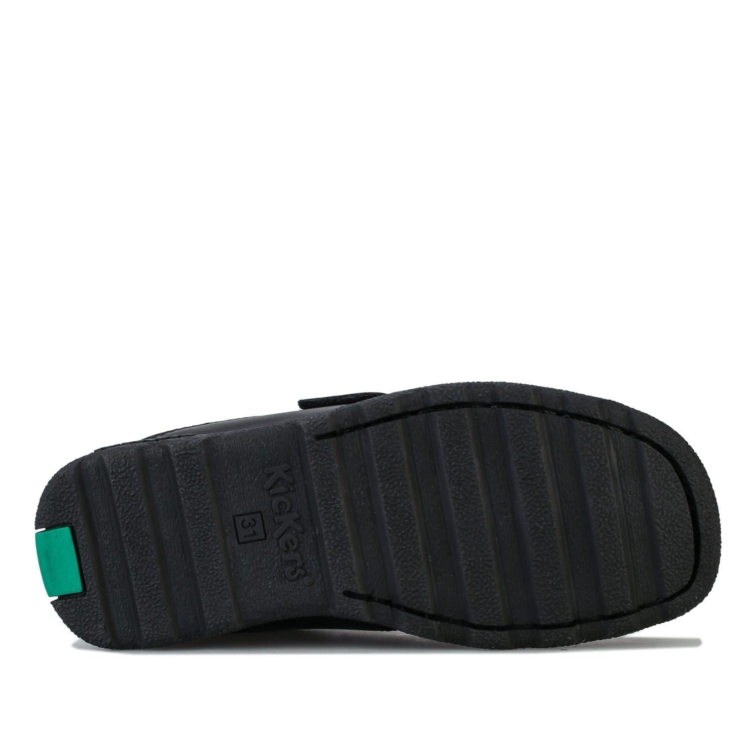 Kickers Boys Fragma Lo Strap Leather Shoe