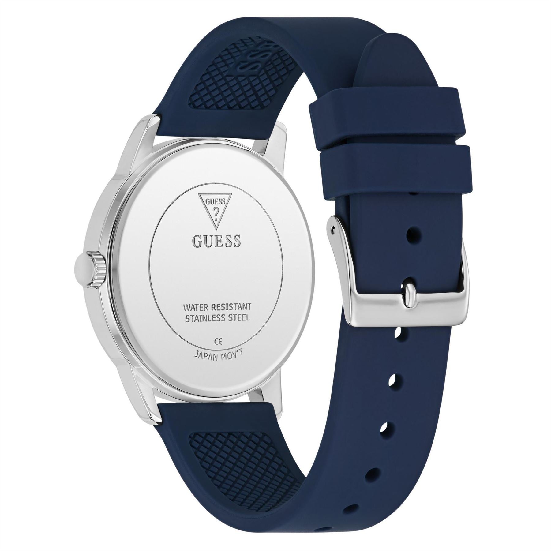 Guess Chandler Rubber Single Wrap Dress Analogue Watch