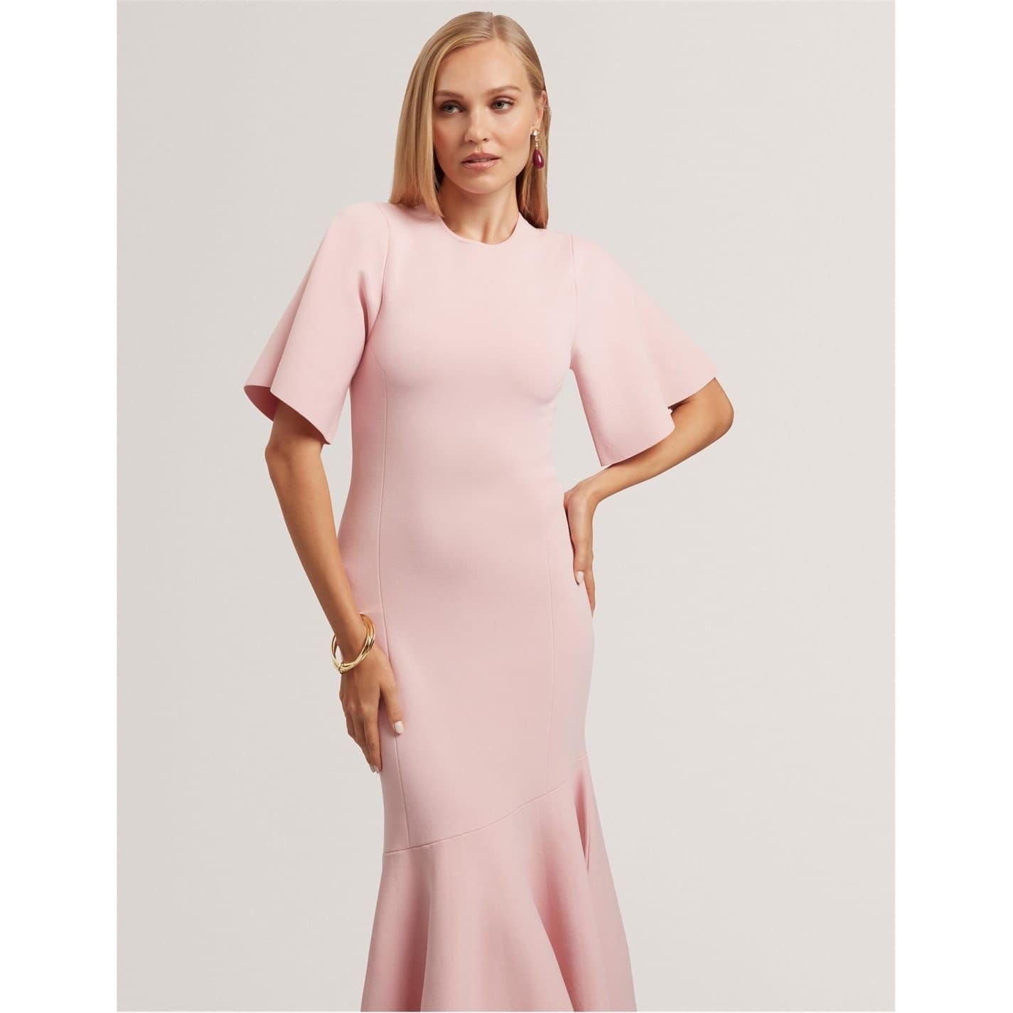 Ted Baker Ss Knit Midi Drs
