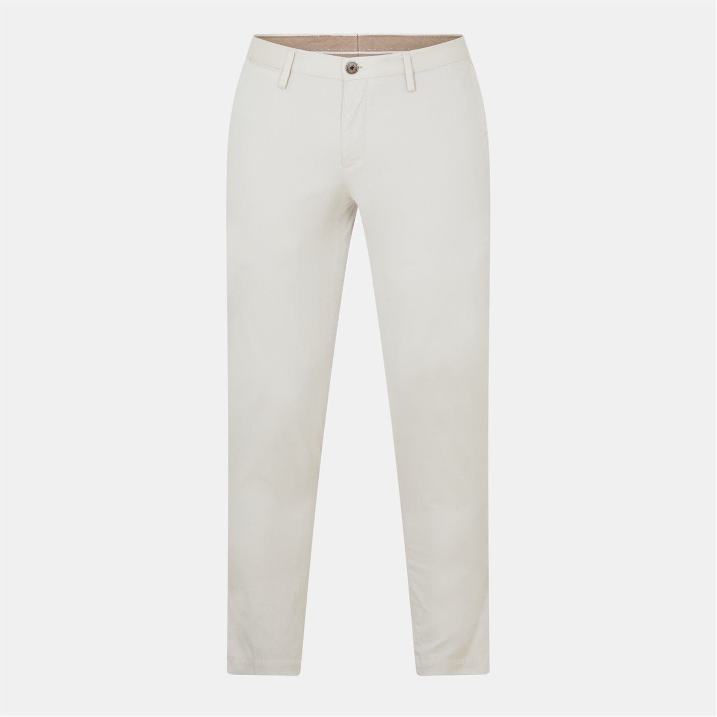 Boss Stanino Solid Patterned Straight Trousers