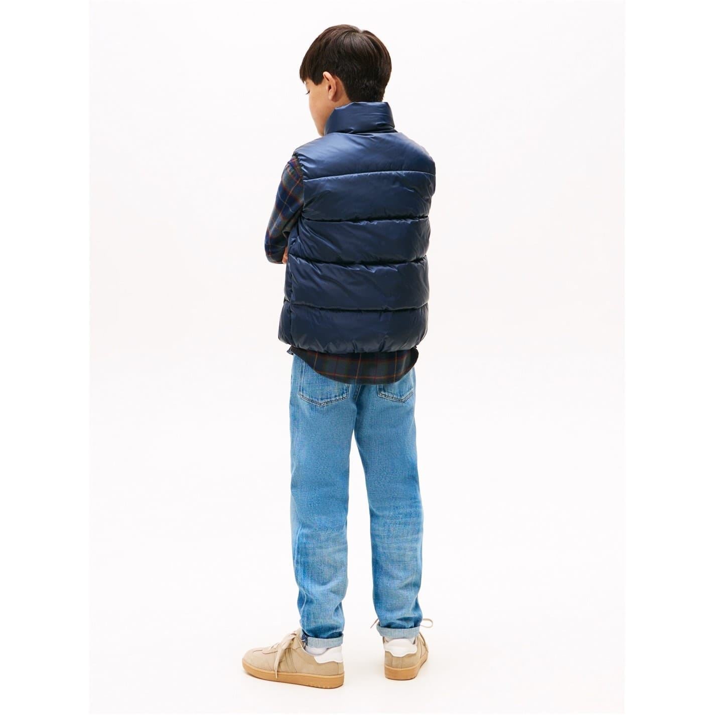 Tommy Hilfiger Solid Patterned Padded Gilet