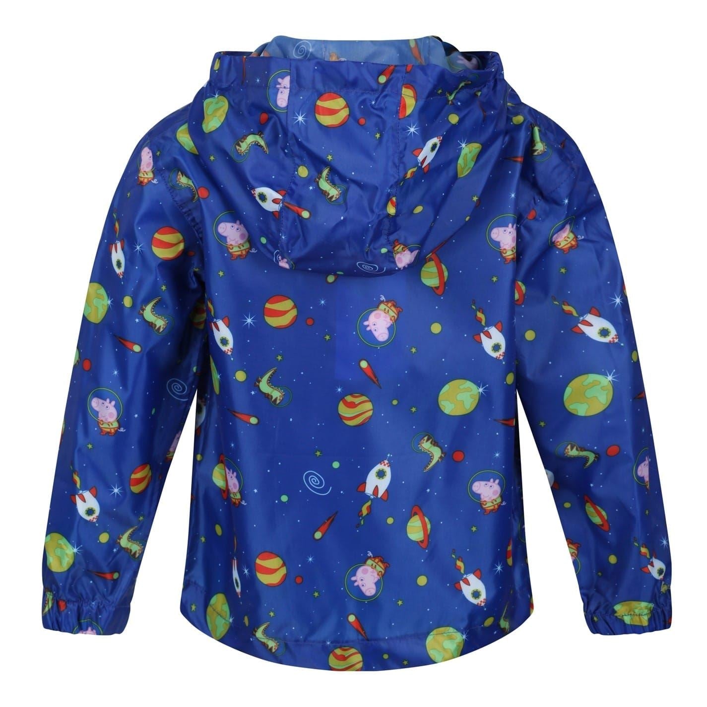 Regatta Pepa Polka Dot Hooded Rain Jacket