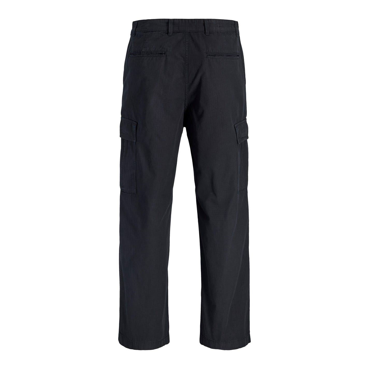 Jack and Jones Carter Solid Patterned Straight Cargo Pants