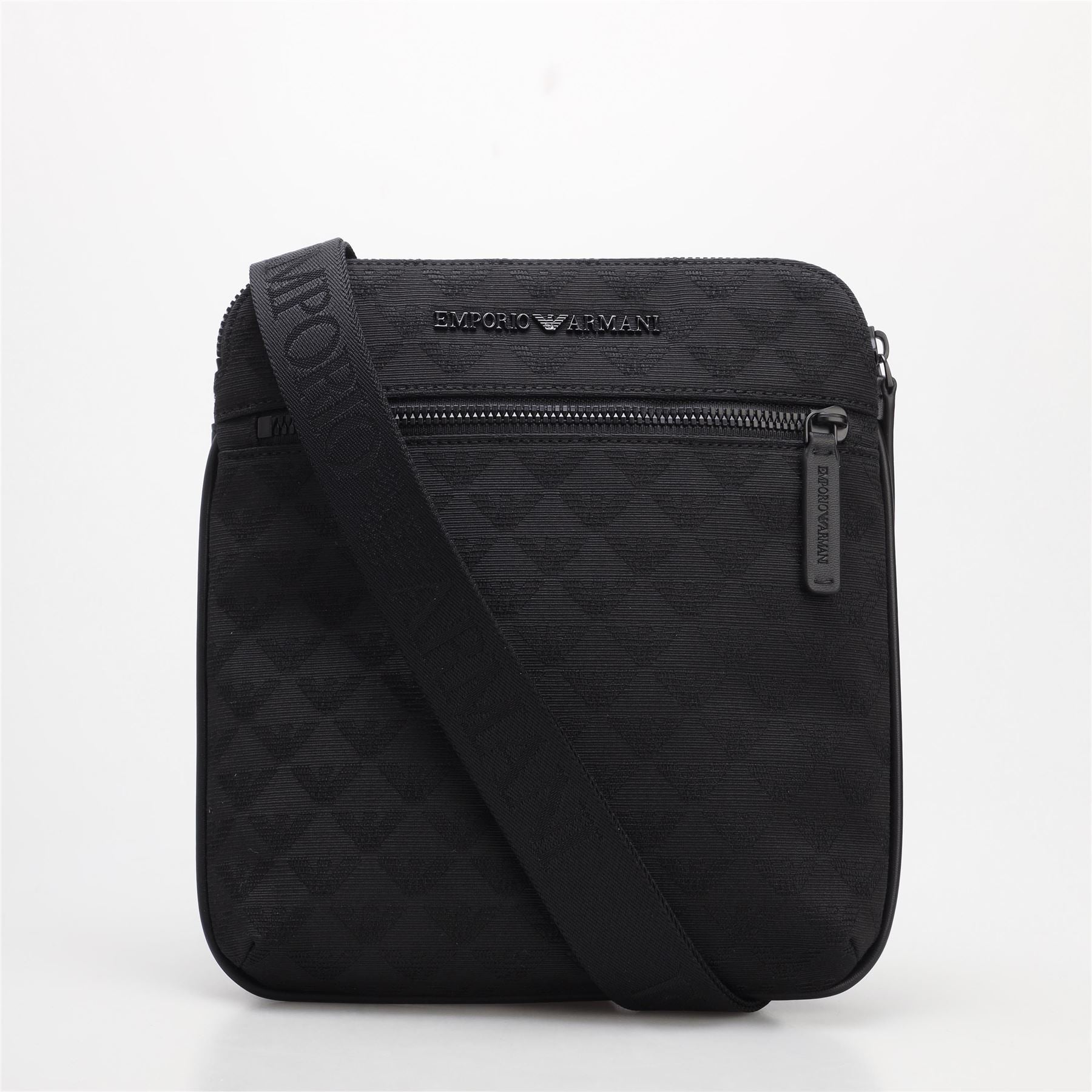 Emporio Armani Allover Jacquard Eagle Shoulder Bag