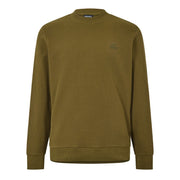 Diesel Crew Neck Ribbed Collar Long Sleeve Sweatshirt