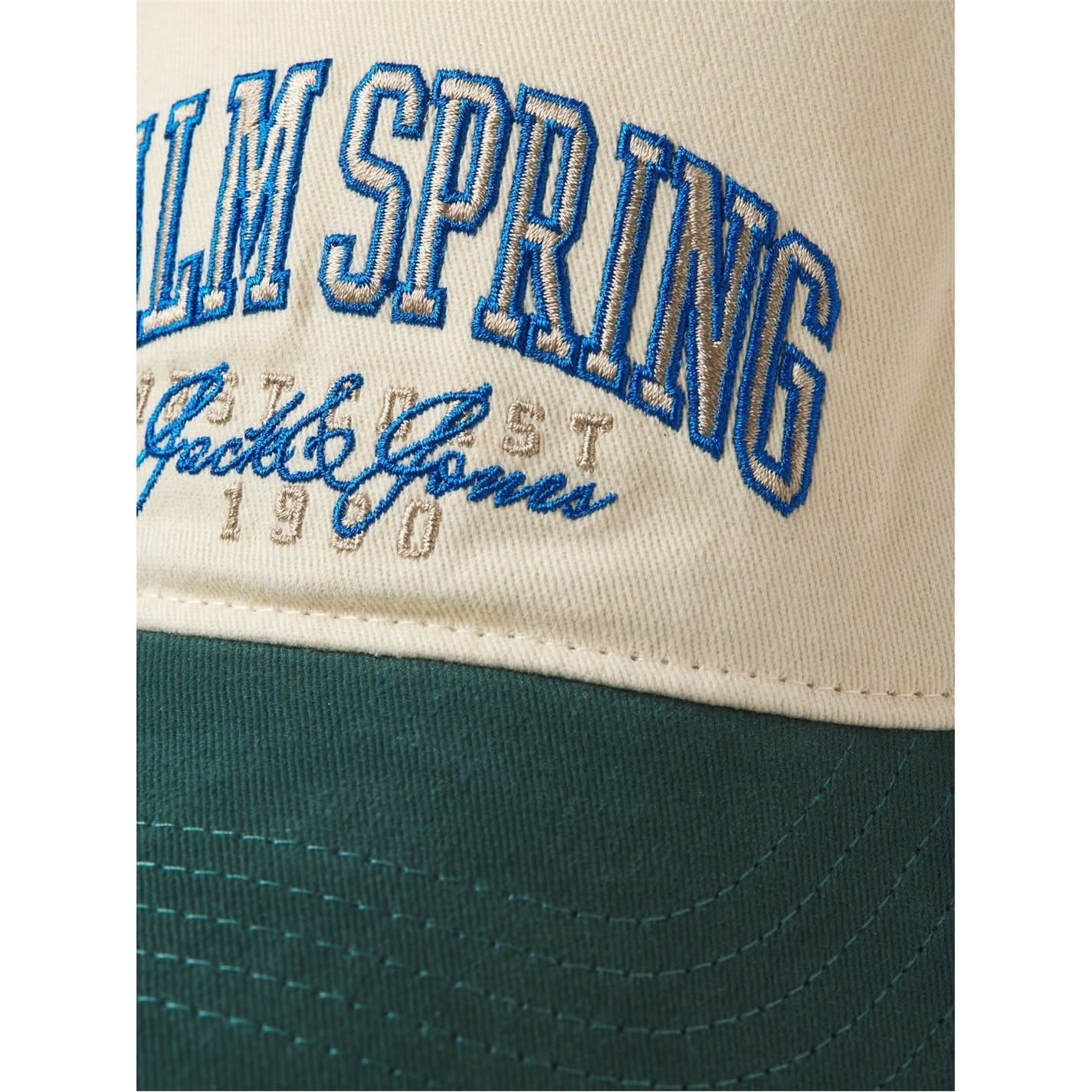 Jack and Jones Jacpalme Lettering Curved Brim Dad Cap