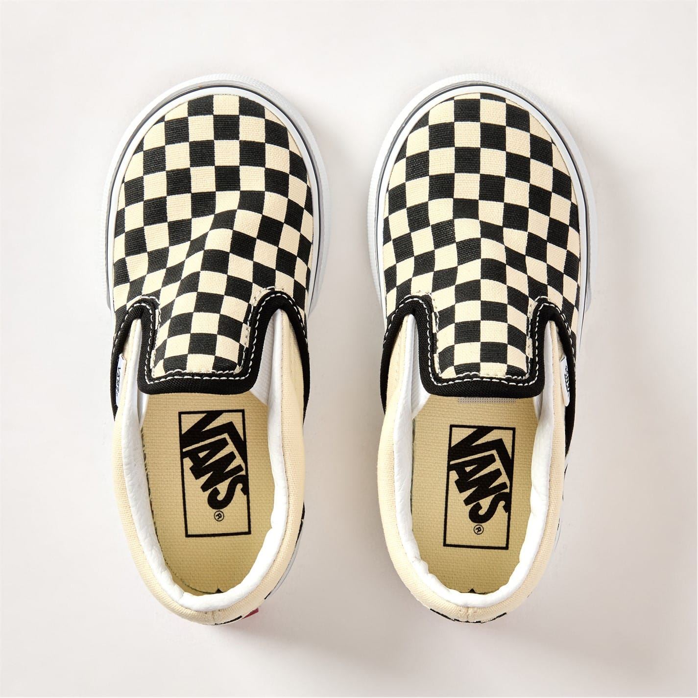 Vans K Classic Checkerboard Canvas Low Top Slip-Ins