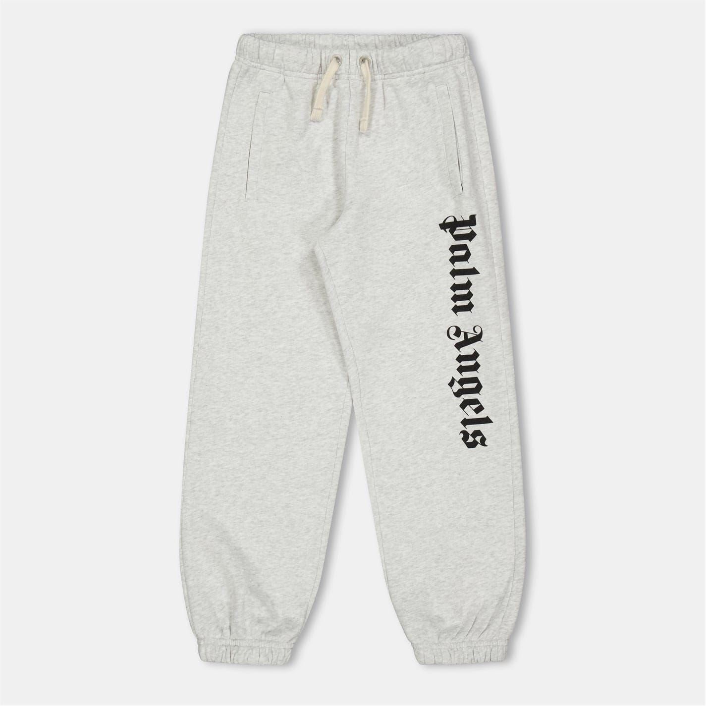 Palm Angels Lettering Solid Patterned Joggers