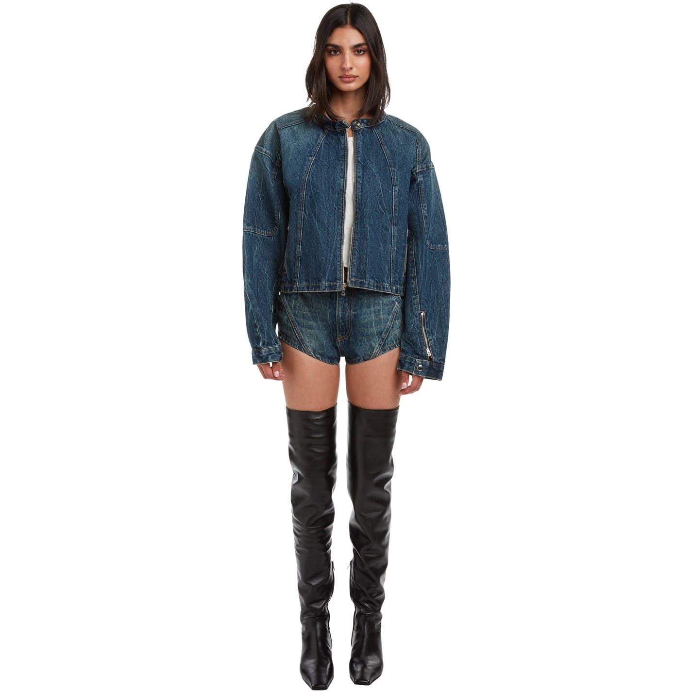 EB Denim Hart Short Relaxed Fit Denim Jacket