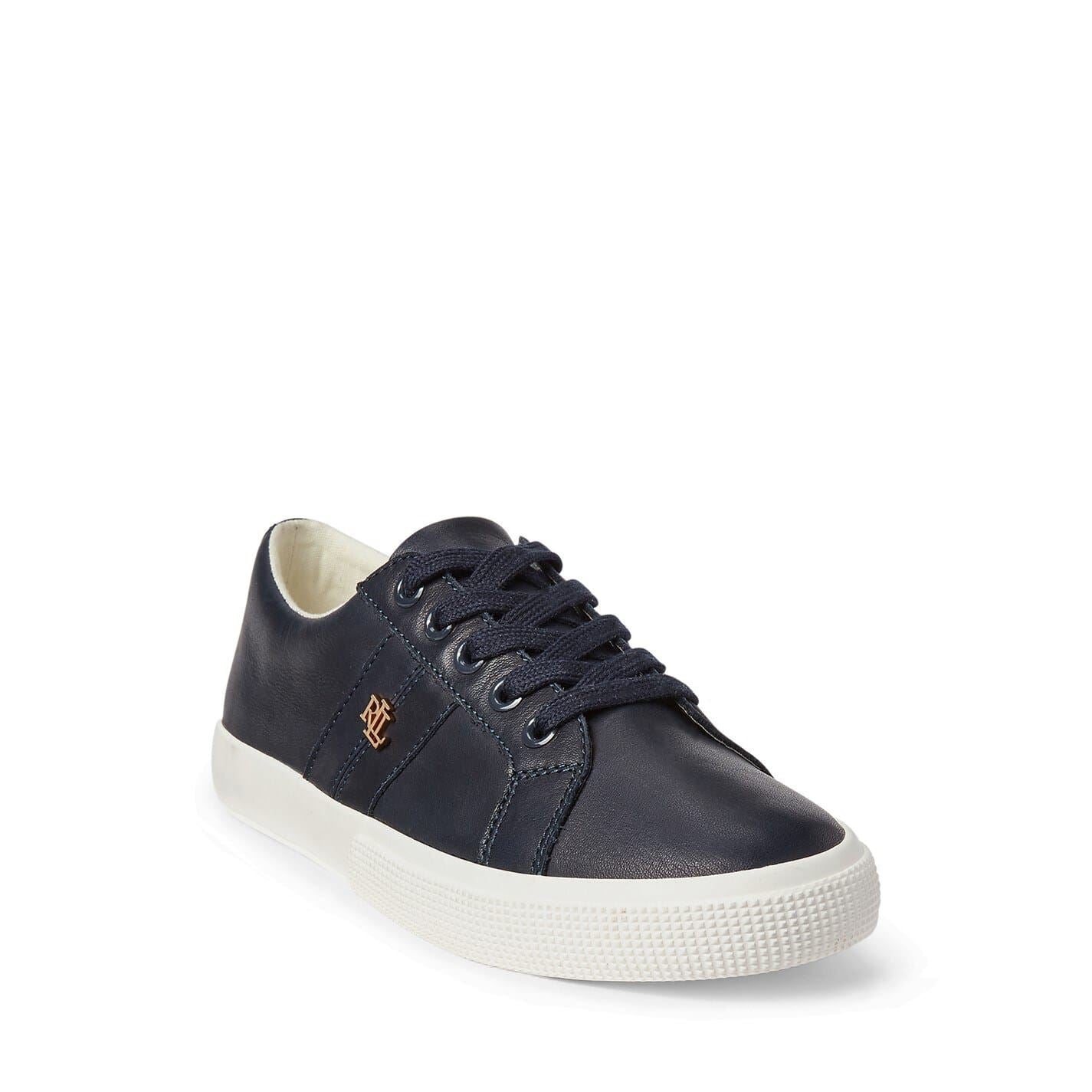 Lauren by Ralph Lauren Janson Leather Court Trainers
