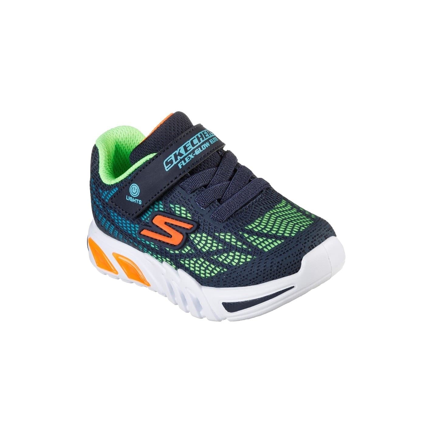 Skechers Flex Glow Child Boys Trainers