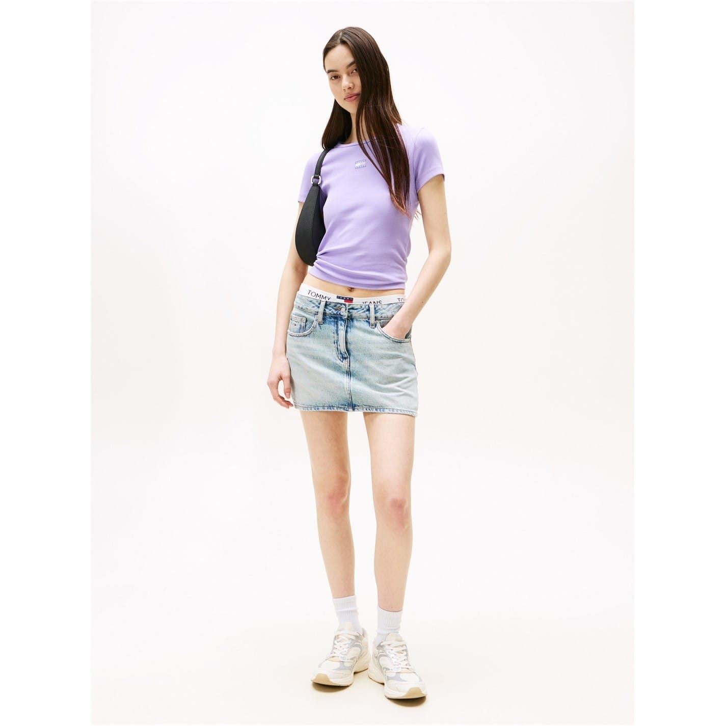 Tommy Jeans Tj Badge Rib Regular Fit T-Shirt