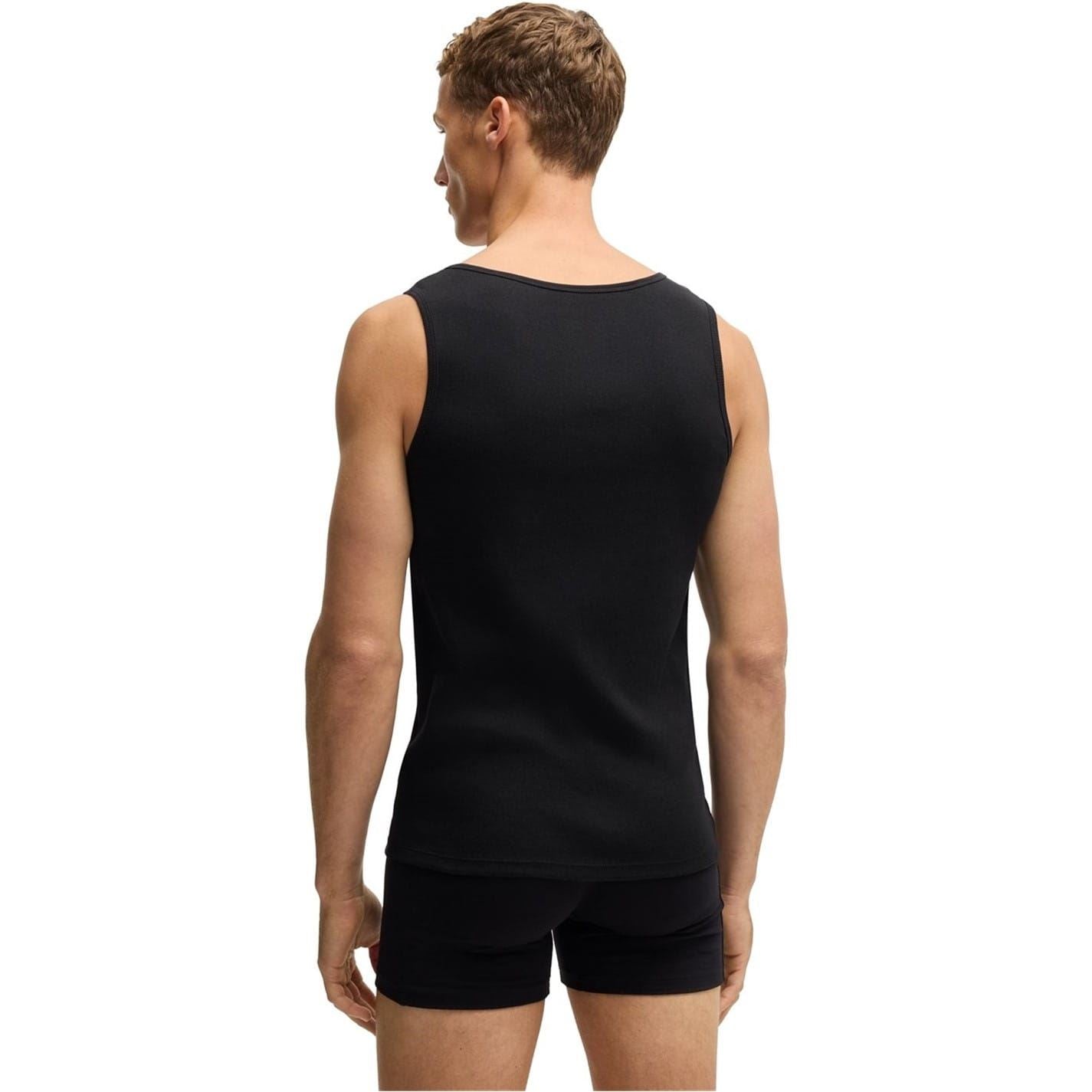 Boss Scoop Neck Regular Fit Rib Tank